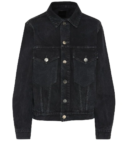 Shop Goldsign Morton Denim Jacket In Black