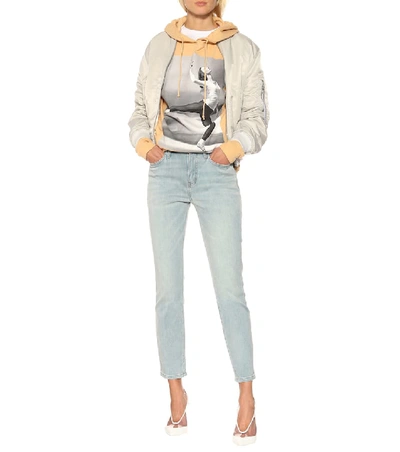 Shop Current Elliott The Stiletto High-rise Skinny Jeans In Blue