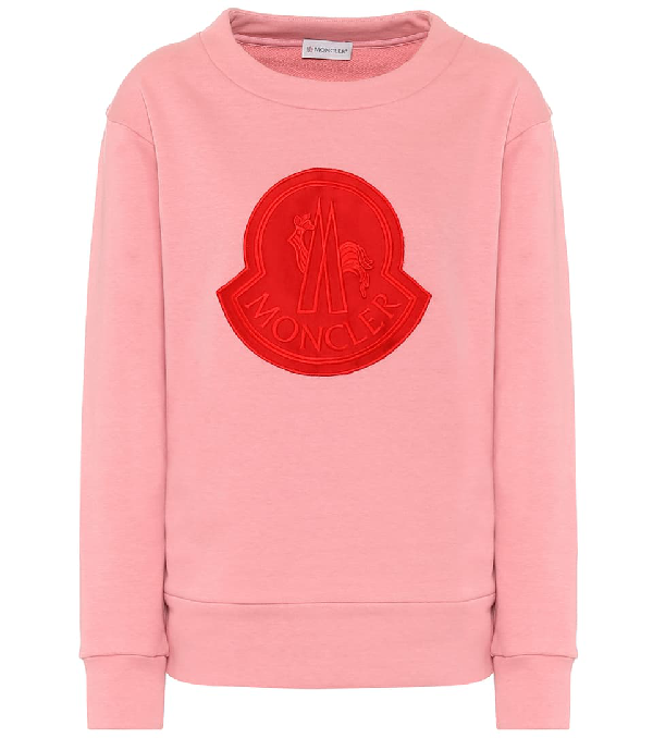 red moncler sweatshirt