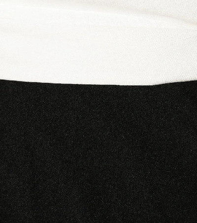 Shop Diane Von Furstenberg Avila Crêpe Wrap Dress In Black