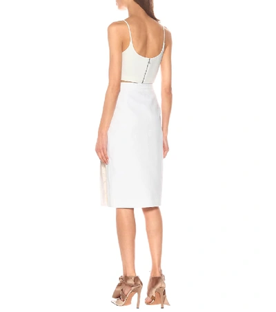 Shop Altuzarra Lancaster Pencil Skirt In White