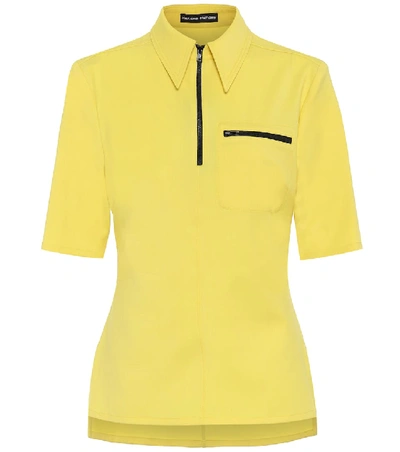 Shop Kwaidan Editions Polo Shirt In Yellow