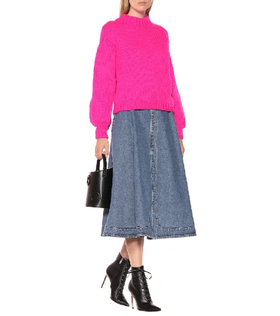 Shop Ulla Johnson Rhea Wool Sweater In Pink