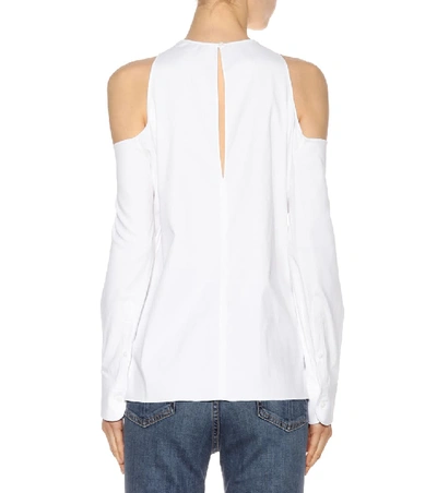 Shop Rag & Bone Collingwood Cotton-blend Top In White