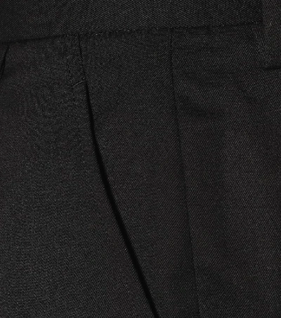 Shop Noir Kei Ninomiya Wool High-rise Straight Pants In Black