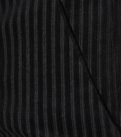 Shop Frame Slit Cropped Corduroy Pants In Black