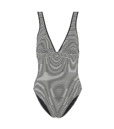 Shop Marysia Nassau Reversible Swimsuit In Black