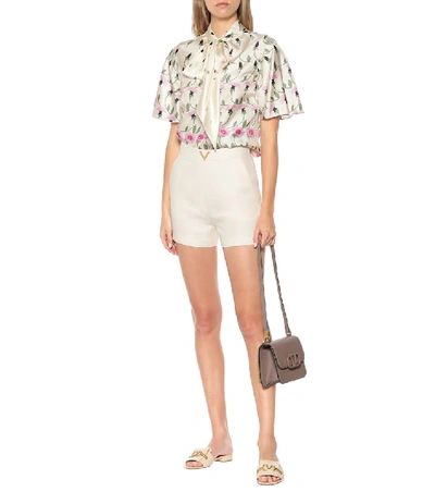 VALENTINO FLORAL SILK SHIRT P00440876