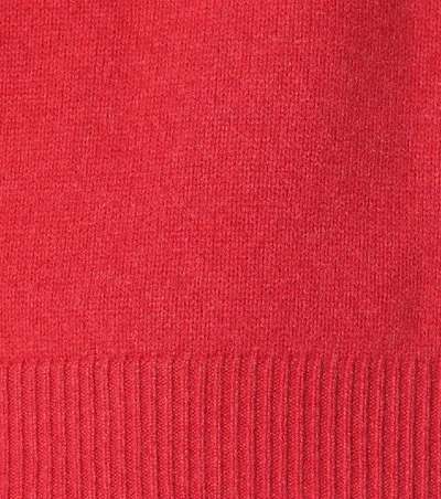 Shop Co Cropped Cashmere Sweater In Pink