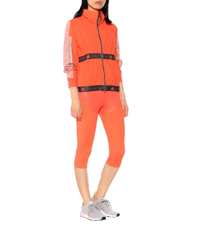 Shop Adidas By Stella Mccartney Run Training Jacket In Orange