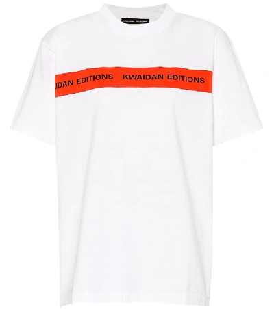 Shop Kwaidan Editions Logo Cotton T-shirt In White