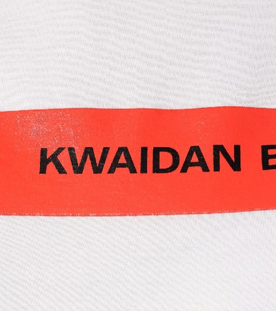 Shop Kwaidan Editions Logo Cotton T-shirt In White