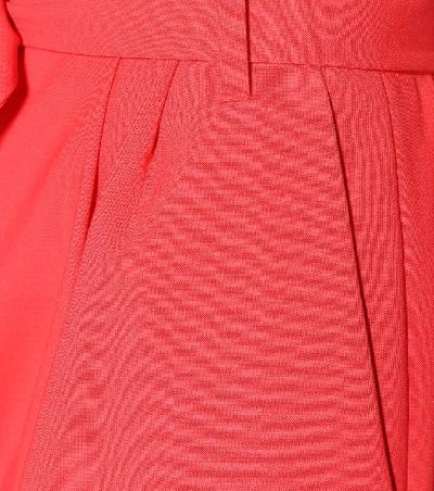 Shop Tibi Stella Wool-blend Pants In Red