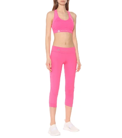 Shop Adidas By Stella Mccartney Versatile Training Sports Bra In Pink