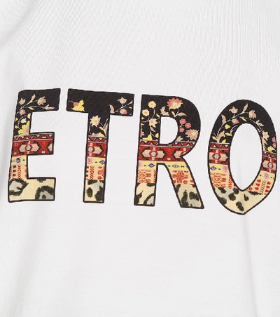 Shop Etro Cotton T-shirt In White