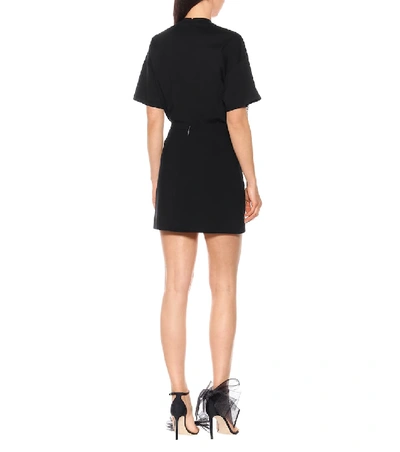Shop Christopher Kane Crystal-embellished Miniskirt In Black