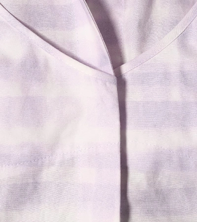 Shop Jacquemus La Robe Valensole Cotton Shirt Dress In Purple
