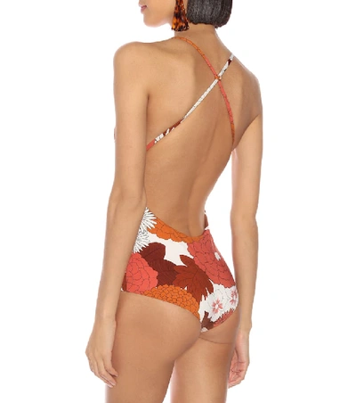 Shop Dodo Bar Or Floral Swimsuit In Brown