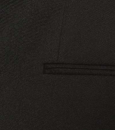 Shop Tod's Gabardine Blazer In Black