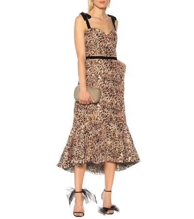 Shop Johanna Ortiz Love Between Species Dress In Brown