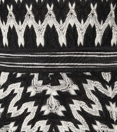 Shop Missoni Stretch-knit Dress In Black