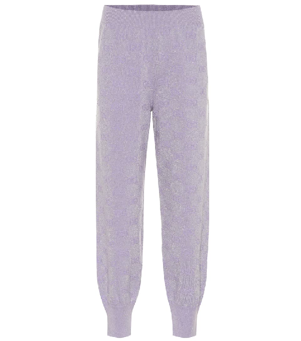 purple gucci sweatpants