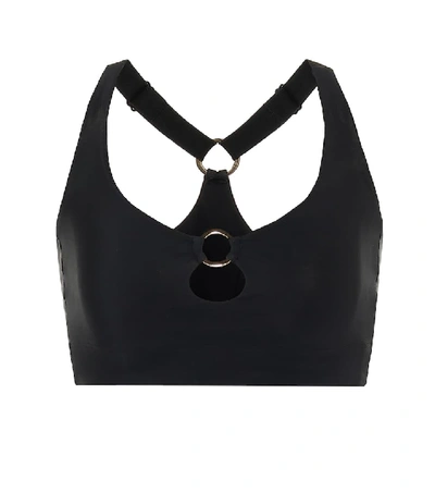 Shop Adam Selman Sport 1-800 Ring Sports Bra In Black