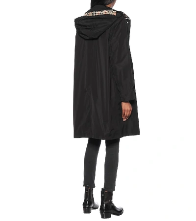 Shop Burberry Oxclose Raincoat In Black