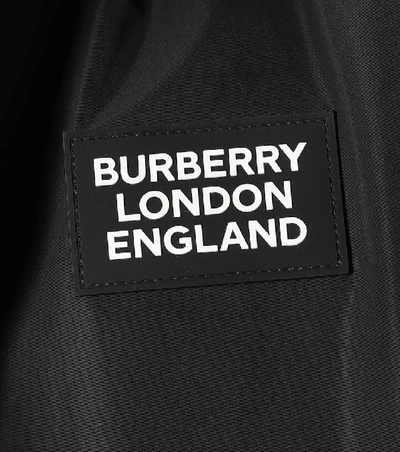 Shop Burberry Oxclose Raincoat In Black