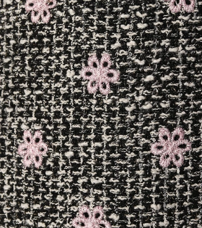 Shop Giambattista Valli Tweed Minidress In Grey