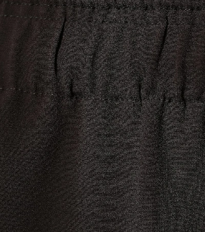 Shop Chloé Crêpe Pants In Black