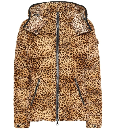 Moncler leopard puffer clearance jacket