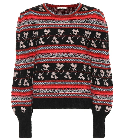 Shop Ulla Johnson Nona Wool-blend Sweater In Black