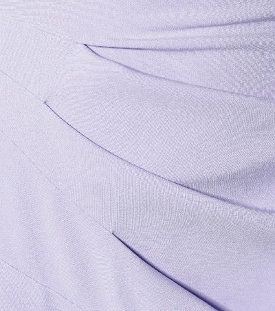 Shop Maticevski Inclination Stretch-crêpe Gown In Purple