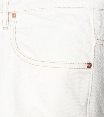Shop Isabel Marant Étoile Corsyj High-rise Straight Jeans In White