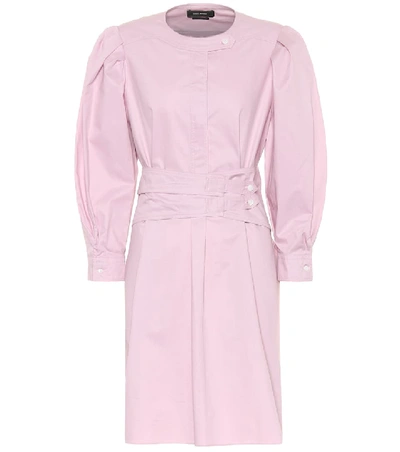 Shop Isabel Marant Galaxy Cotton Dress In Pink