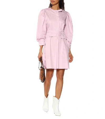 Shop Isabel Marant Galaxy Cotton Dress In Pink