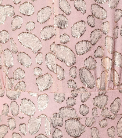 Shop Stella Mccartney Fil Coupé Gown In Pink