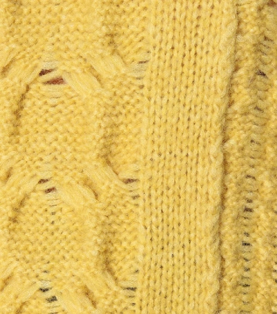 Shop Stella Mccartney Alpaca And Wool-blend Sweater In Yellow