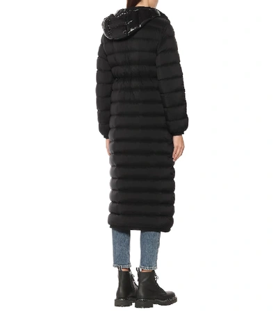 Shop Moncler Grue Quilted Down Coat In Black