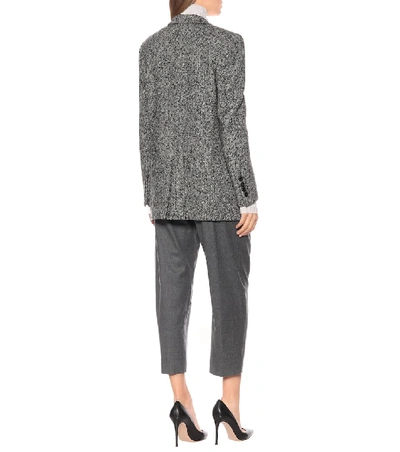 Shop Stella Mccartney Wool Blazer In Grey