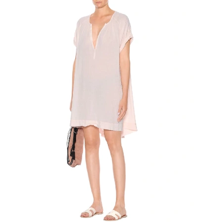 Shop Atm Anthony Thomas Melillo Cotton Dress In Pink