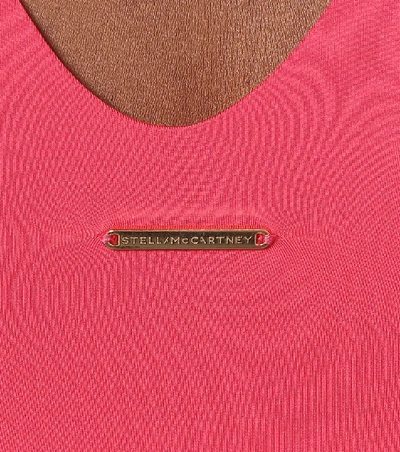 Shop Stella Mccartney Reversible Bikini Top In Pink