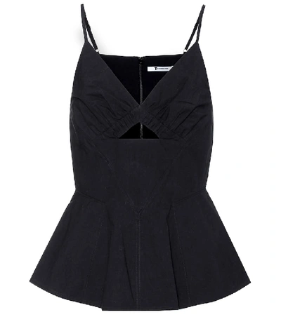 Shop Alexander Wang T Cotton Camisole In Black