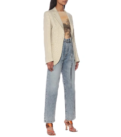 Shop Acne Studios 1991 Toj High-rise Jeans In Blue