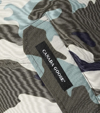 Shop Canada Goose Freestyle Camouflage Down Vest In Blue