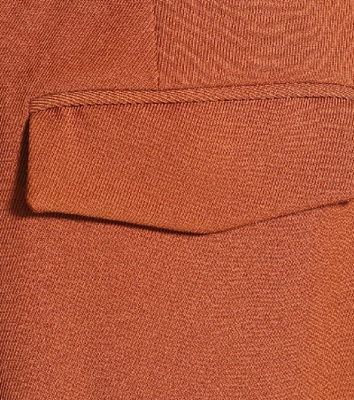 Shop Racil Peter Wool-blend Pants In Brown