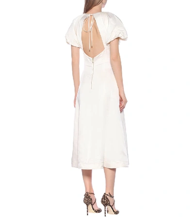 Shop Rebecca Vallance Aimee Midi Dress In White