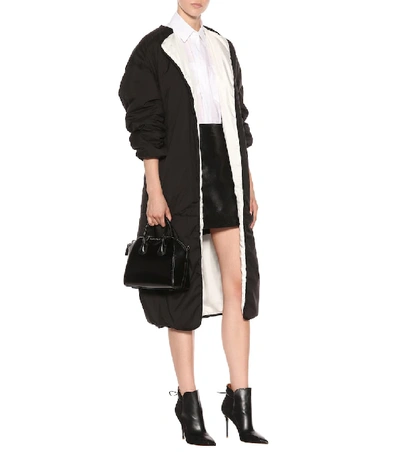 Shop Givenchy Padded Coat In Black