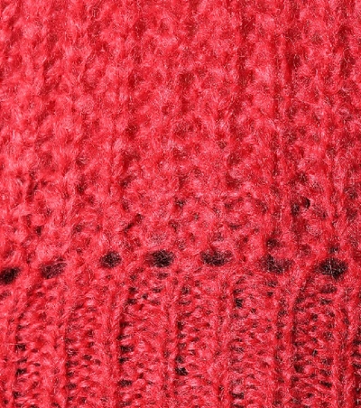 Shop Isabel Marant Irren Mohair-blend Sweater In Pink